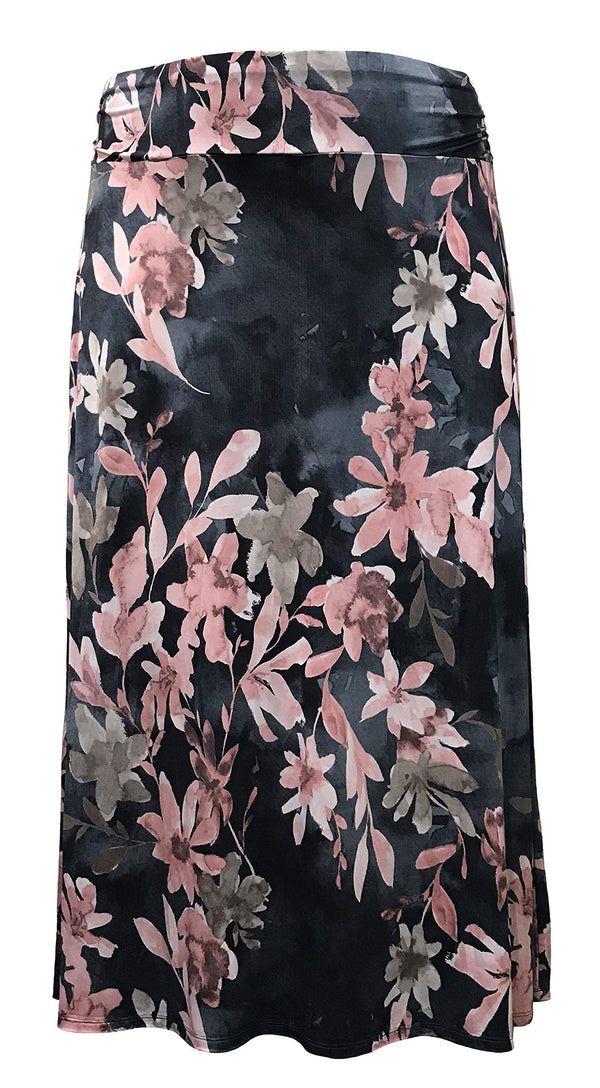 lildabster Women and Plus Floral Maxi Skirt