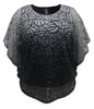 Ombre Burnout Poncho Top