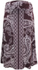 Women's Border Paisley Maxi Skirt