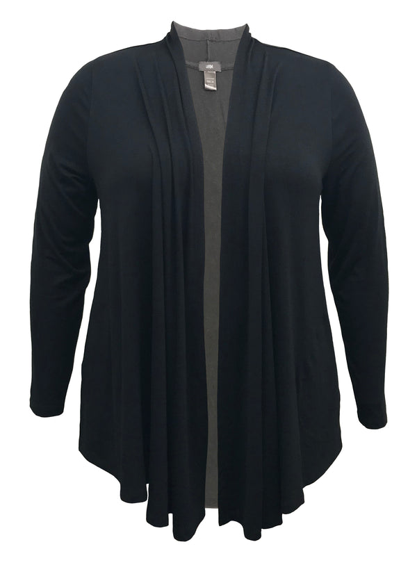 lildabster Women and Plus Long Sleeve Open Front Cardigan