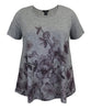 Women's Floral Swing Short Sleeve Print Top