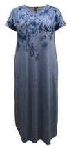 Blue Flower Maxi Dress