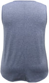 Women's Feather V-Neck Printed Tank Top