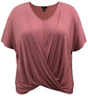 V-Neck Twist Front Top