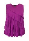 Women's V-Neck Ruffle Tank