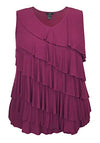 Women's V-Neck Ruffle Tank