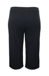 Women's Pull On ITY Knit Wide Leg Crop Pants