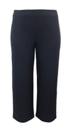 Women's Solid  ITY Knit Straight Wide Leg Pants