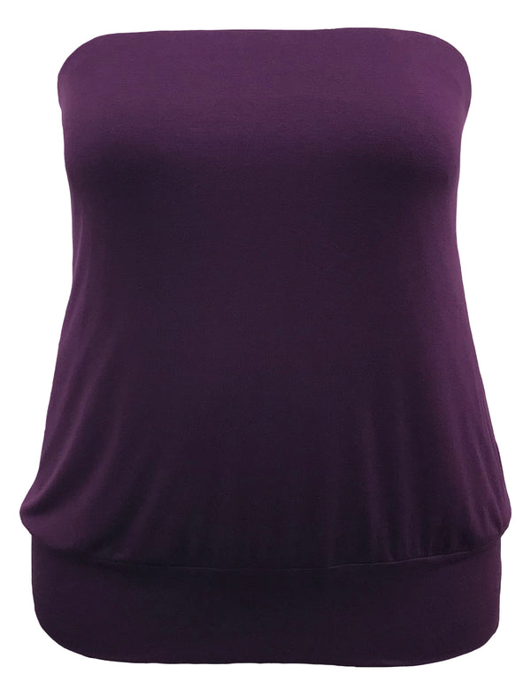 Women's Solid Tube Top