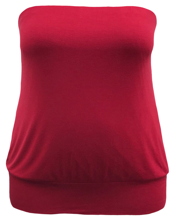 Women's Solid Tube Top