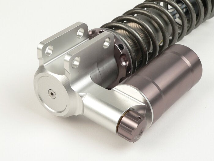 BGM Pro SC F16 Competition Front Shock Absorber in Titanium 240mm - Vespa PX T5