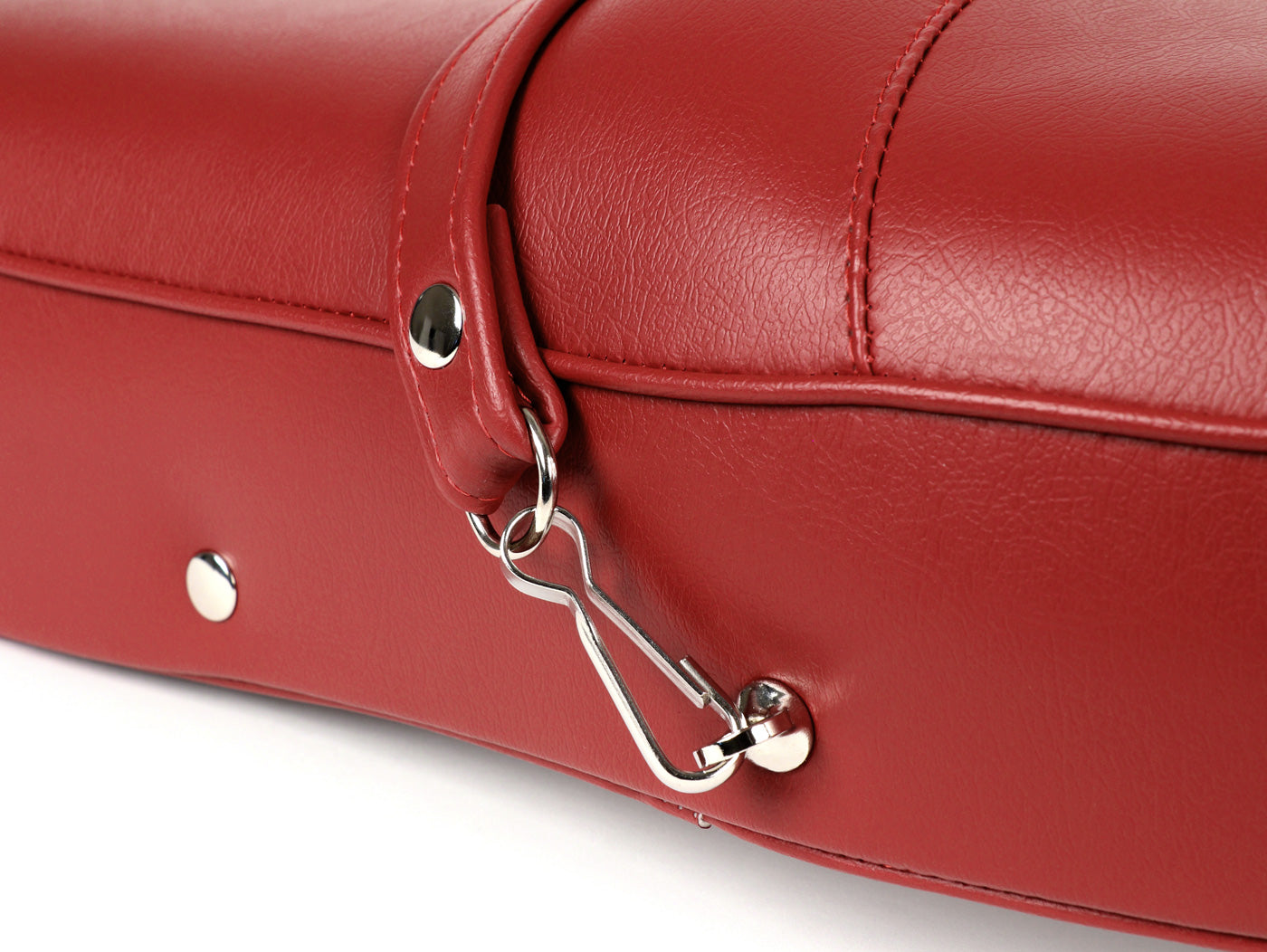 BGM Pro Pegasus Seat with Badge in Red - Lambretta LI SX TV GP