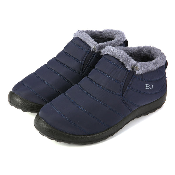 Gracosy Women Winter Snow Slip On Ankle 