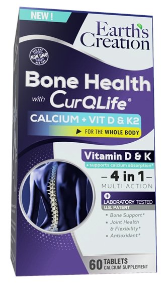 Alsjeblieft kijk teleurstellen steenkool Bone Health with CurQLife and Calcium, Vitamin D3 & K2 For Whole Body