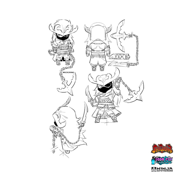 Super Dungeon Clan Ika Warband Akkorokamui Concept Art