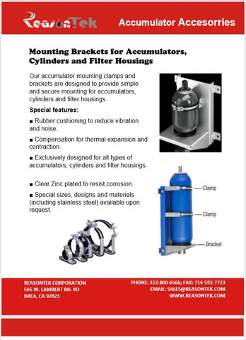 Accumulator Mounting Clamp Brochure