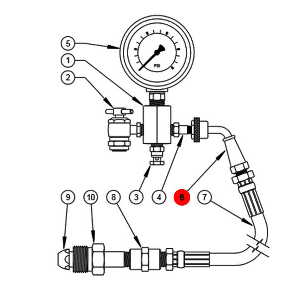 Swivel connector diagram
