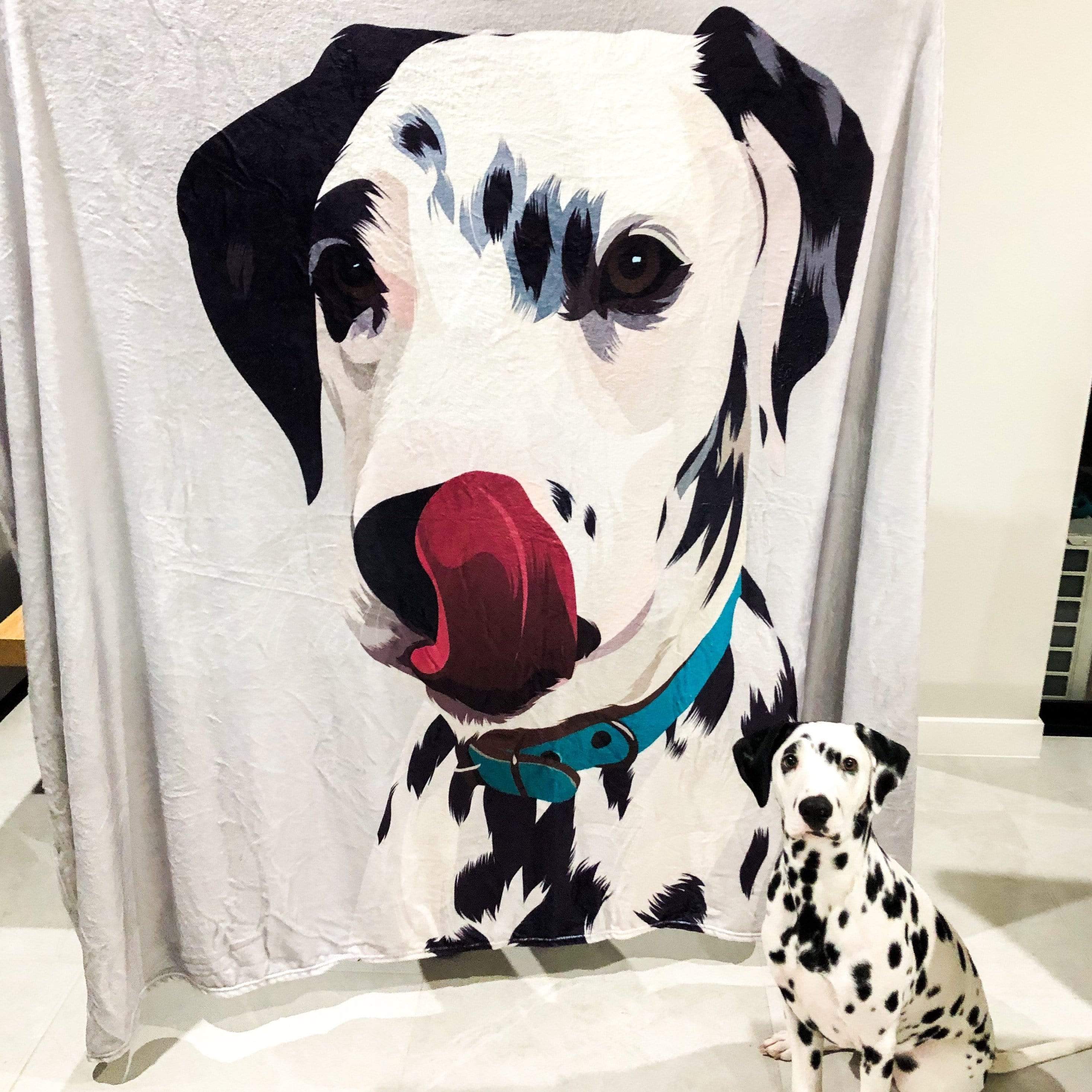 pet photo blanket