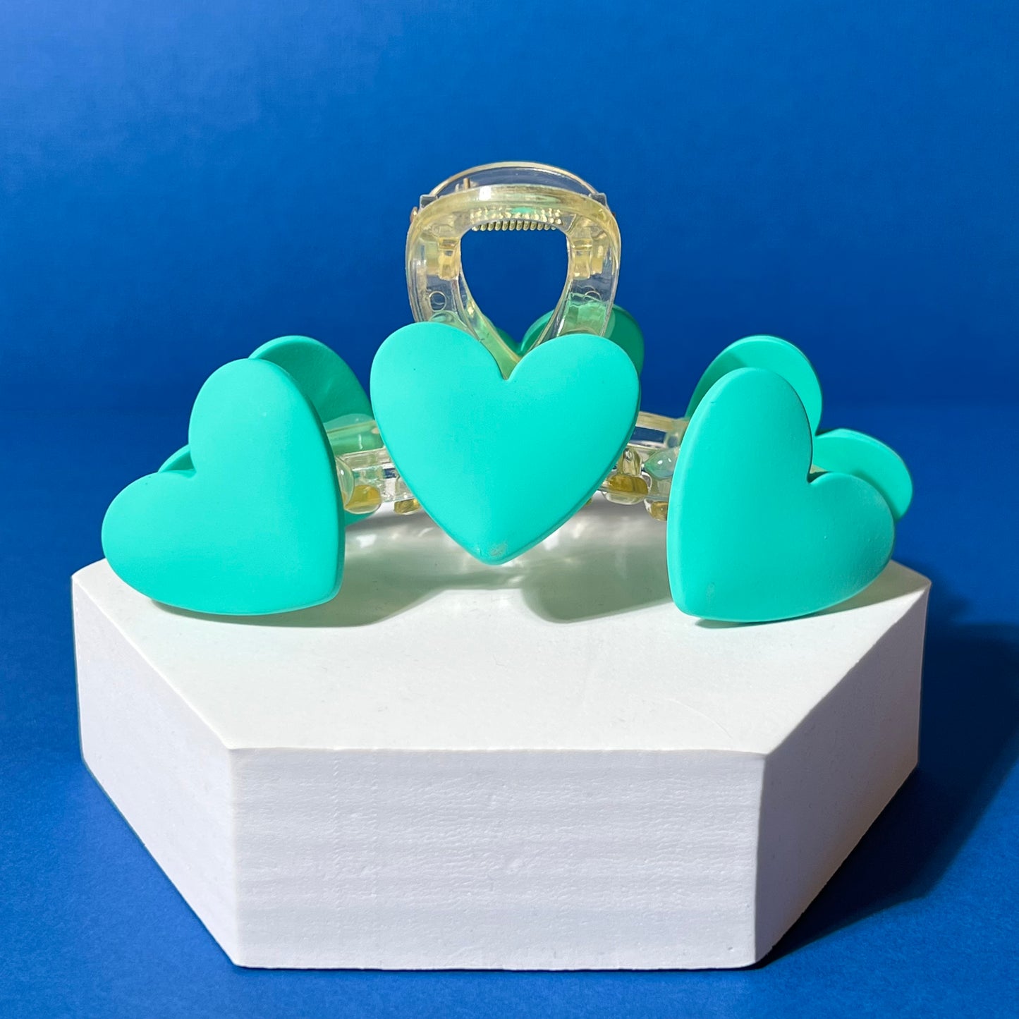 Heart Hair Claw - Multiple Colors