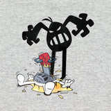 Playera Niño Huevo Asesino - Gris Jaspe