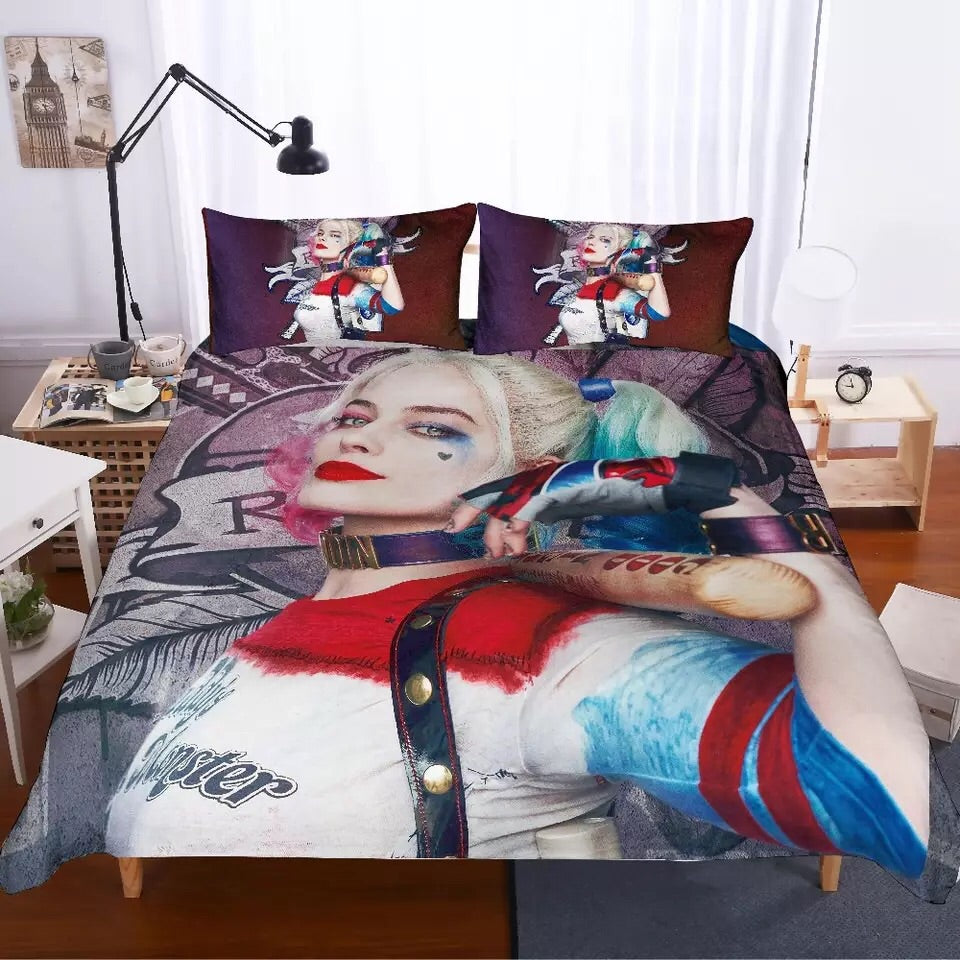 Suicide Squad Harley Quinn Duvet Set