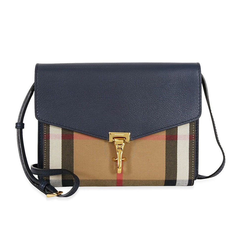 house check crossbody bag