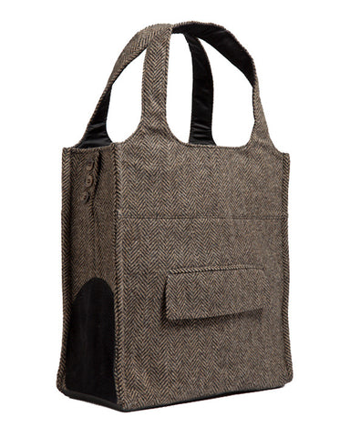 The Power Suit tote made from a sport coat
