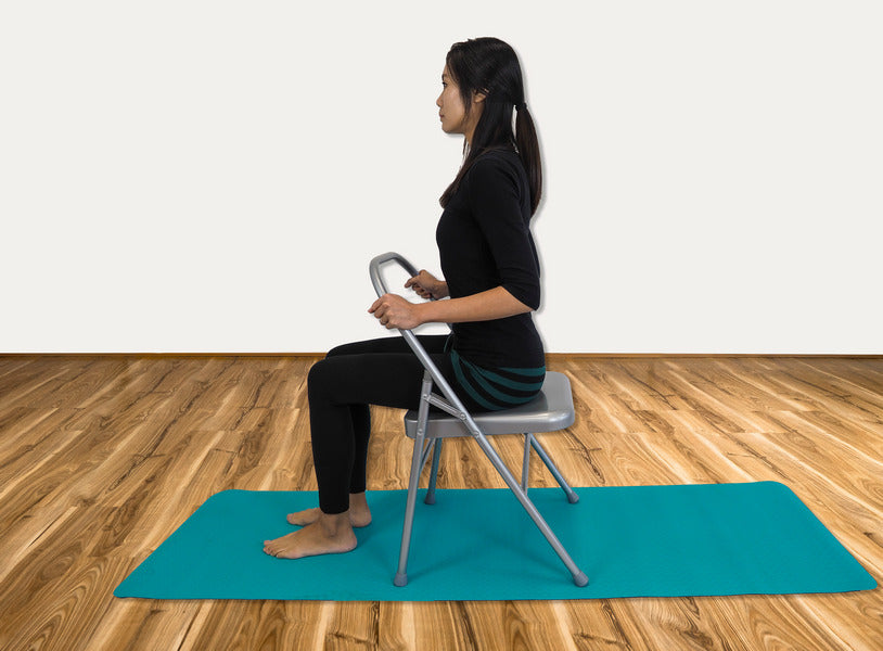 Using a Yoga Chair
