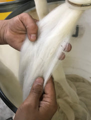 Alpaca wool fiber of peru