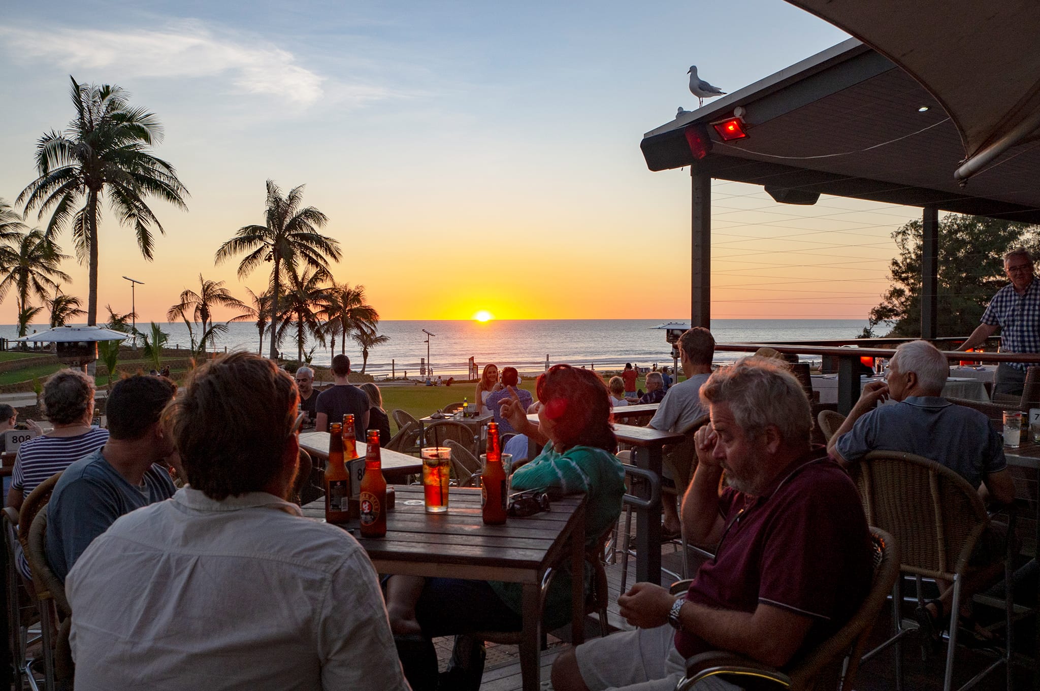 Cable Beach Club sunset bar view