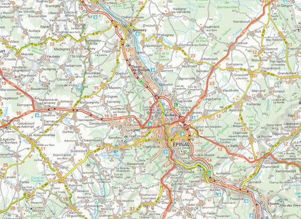 Michelin Map Alsace France Lorraine