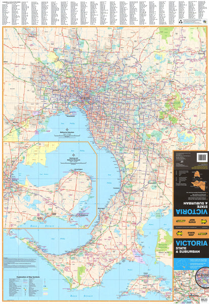 Buy Victoria Ubd Wall Map Laminated Mapworld