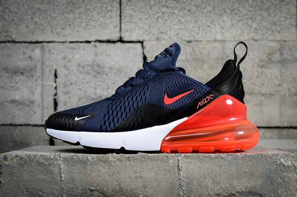 nike air max 270 navy orange