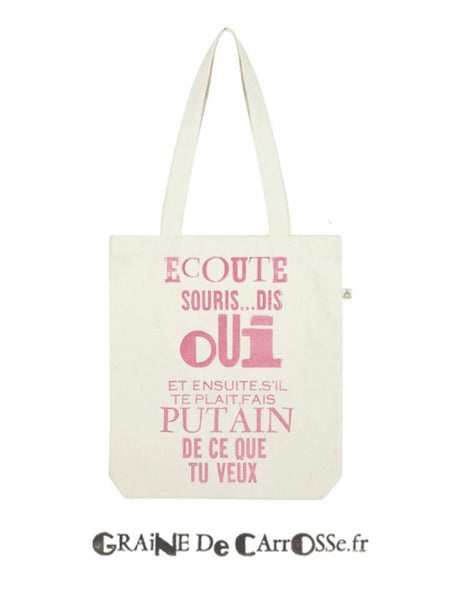 graines de carrosse le magasin des mots tote bag