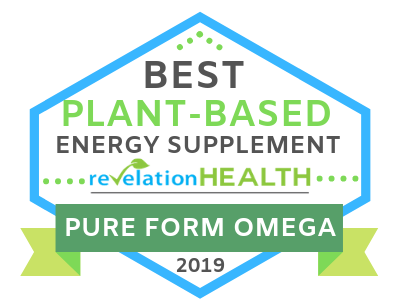 Revelation Health Awards Pure Form Omega Best Plant-Based Energy Supplement | Pure Life Science