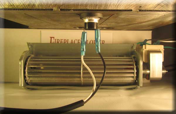 Fireplace Temperature Sensor – Fireplace Blower Outlet