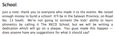 naming the xkcd school
