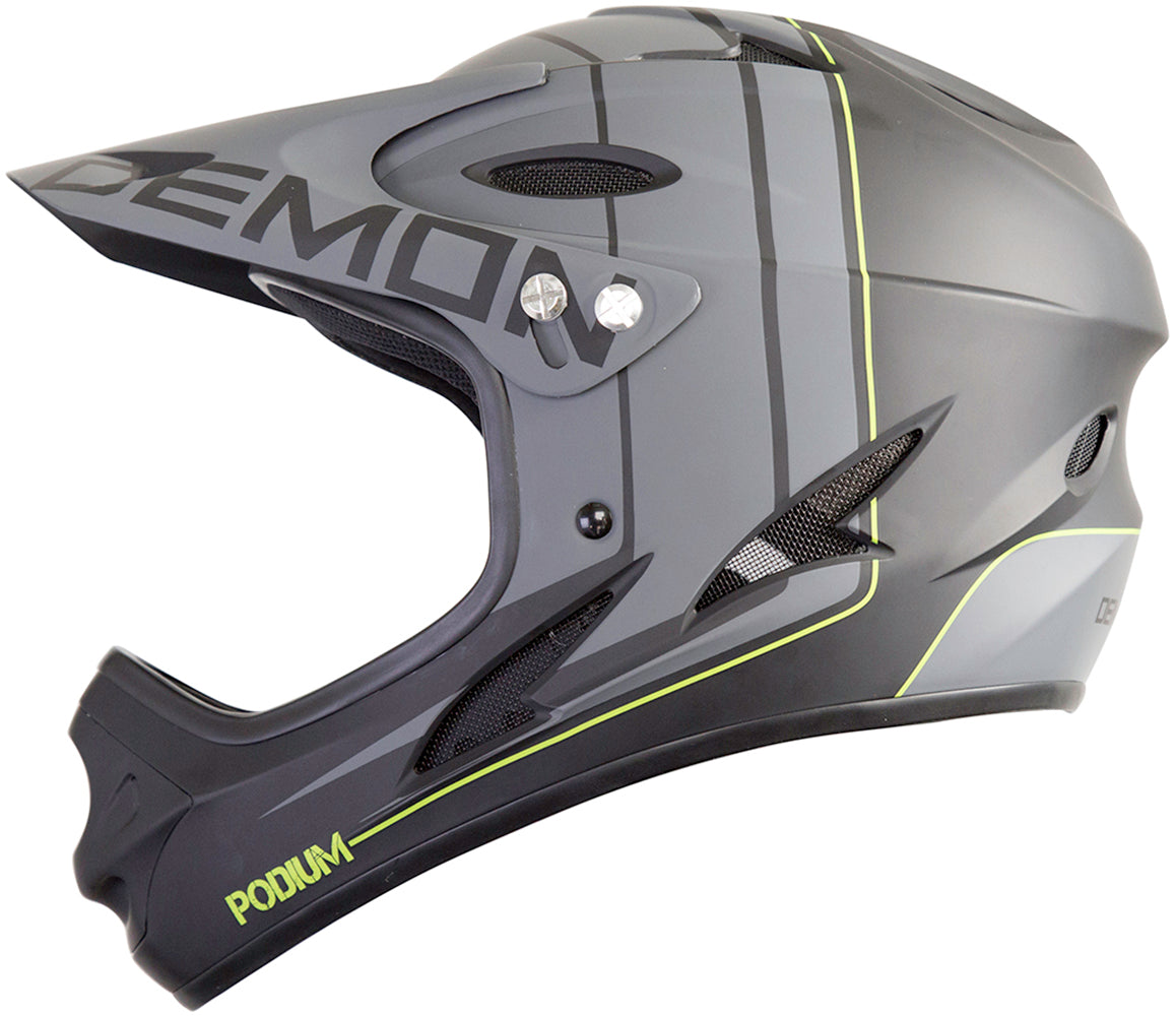 white full face mtb helmet