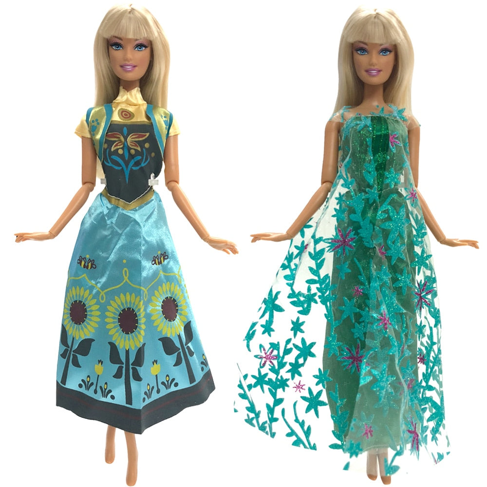 barbie doll dresses princess collection