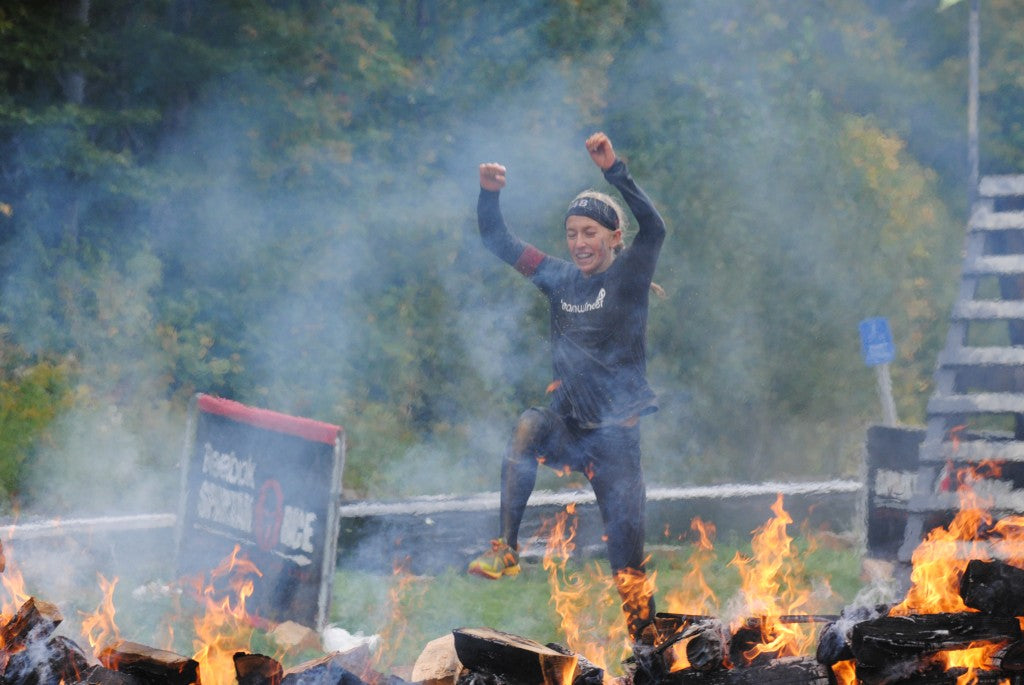 Spartan Vermont Beast World Championships 2013-fire jump
