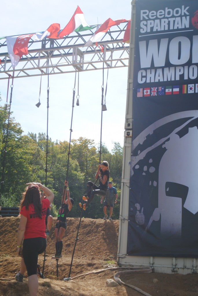 Spartan Vermont Beast World Championships 2013-rope climb