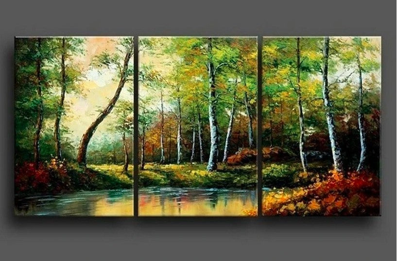 Beautiful Landscape Paintings, Abstract Painting Landscape, Acrylic Painting Landscape, Oil Painting Landscape, Forest Tree Painting