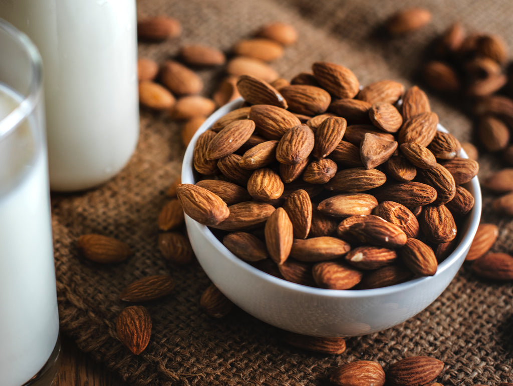 Almond in a bowl