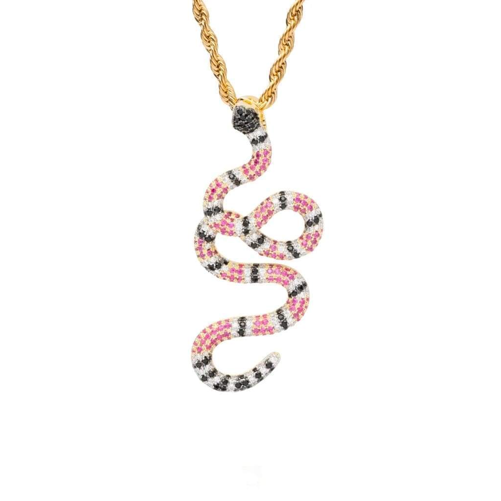 Iced Out Gucci Snake Pendant – No Cap 