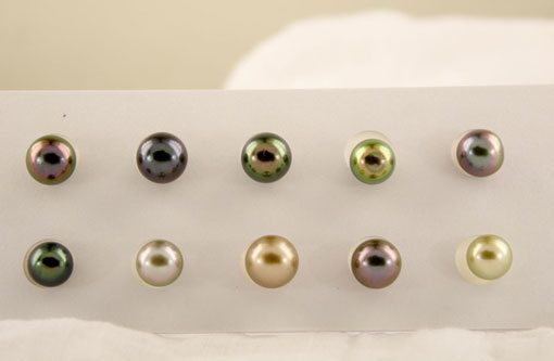 Tahitian pearl colors