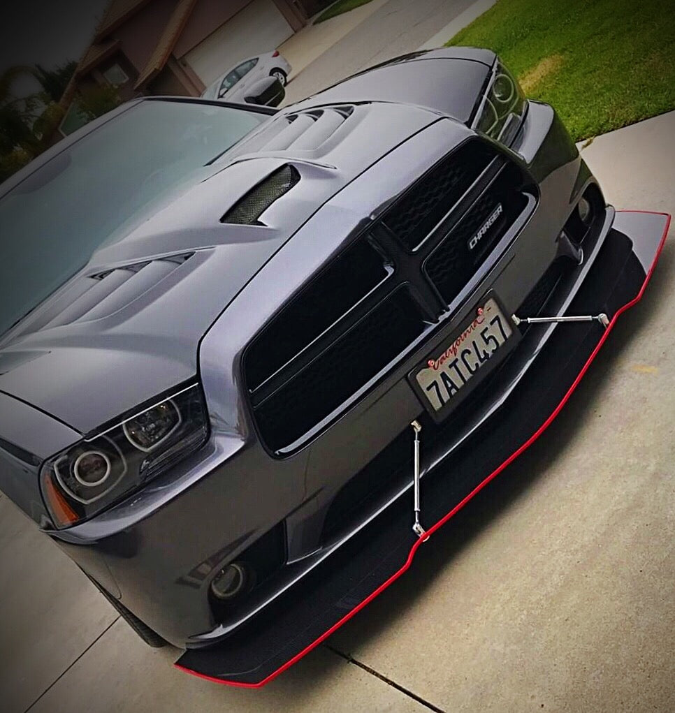 2014 dodge charger front splitter