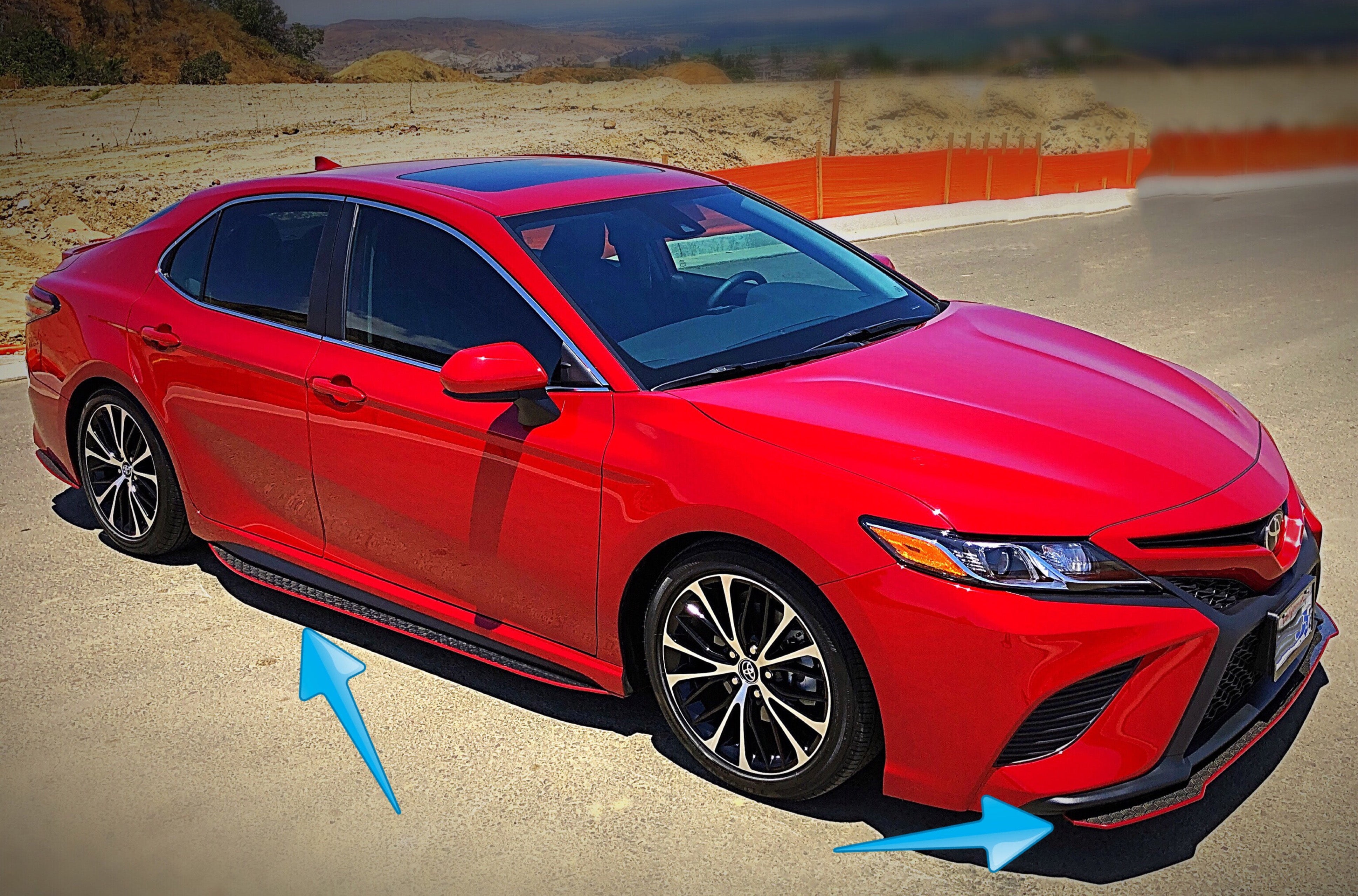 2018 toyota camry le body kit