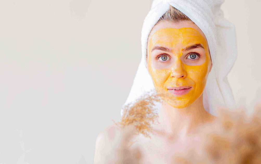 Download All Natural Diy Turmeric And Manuka Honey Face Mask New Zealand Honey Co PSD Mockup Templates