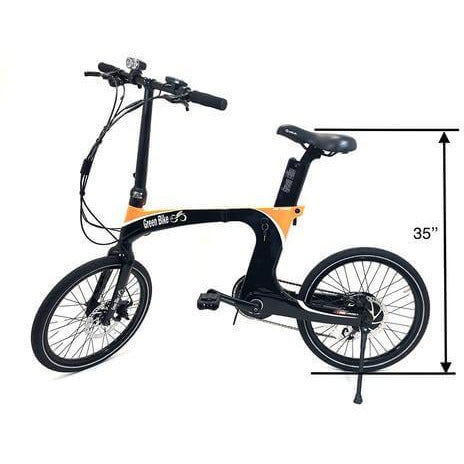 green bike usa gb carbon light electric commuter bike black