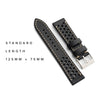 20mm 22mm Quick Release Rally Racing Leather Watch Strap